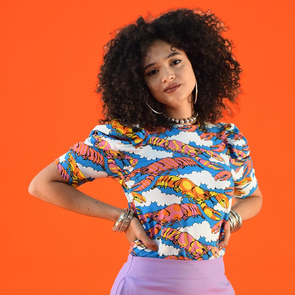 Nooworks Puff Top, Lobster Dream, M